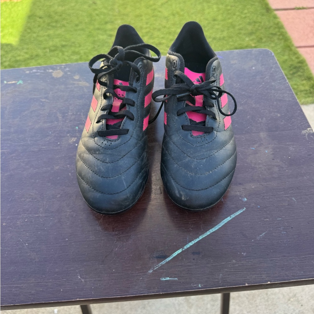 adidas Kids Shoes Black and Pink